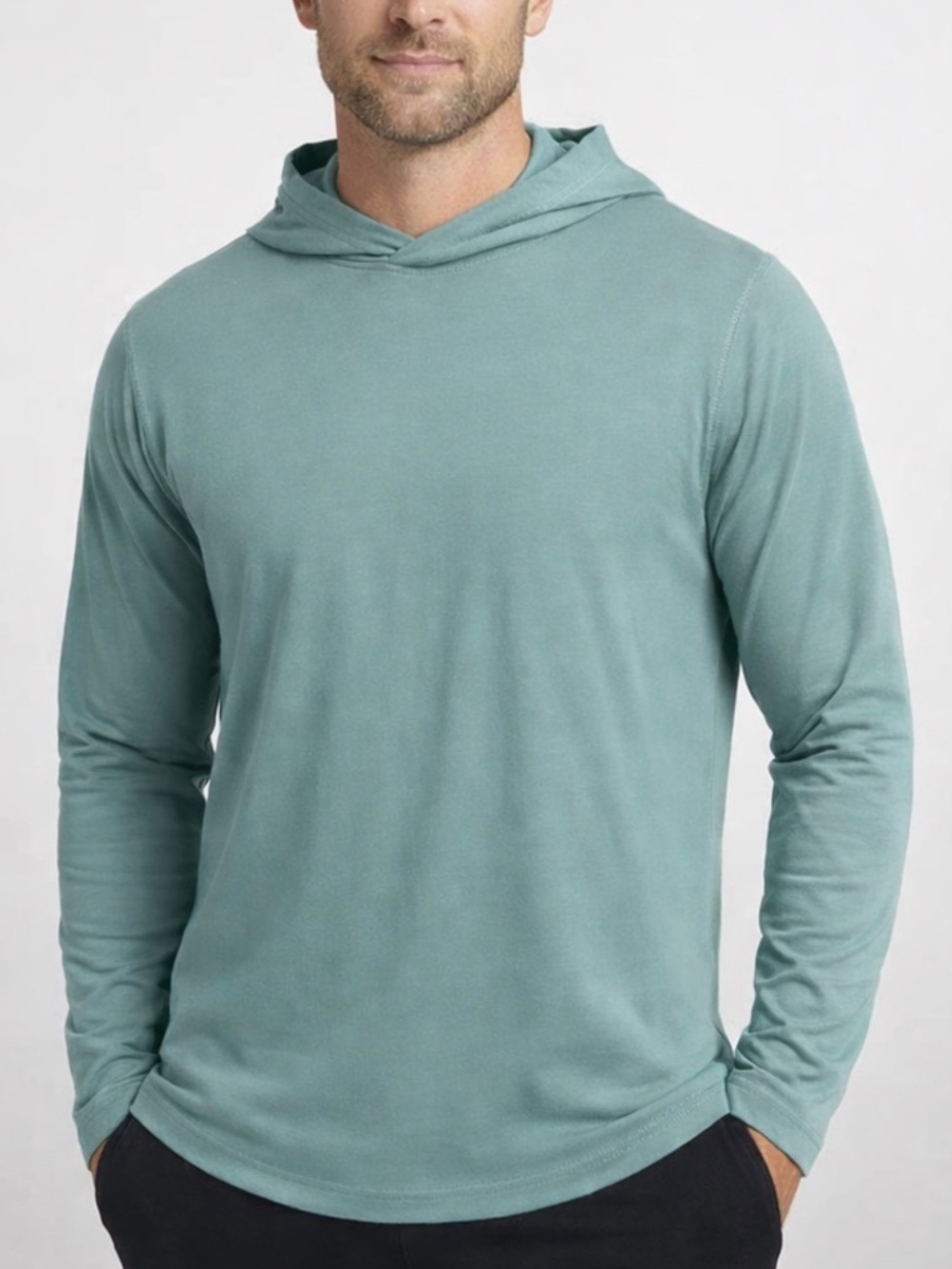 VRST Men's Essential Lightweight Golf Hoodie Aqua Dust NWT SIZE XL